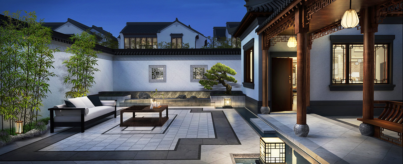 别墅庭院